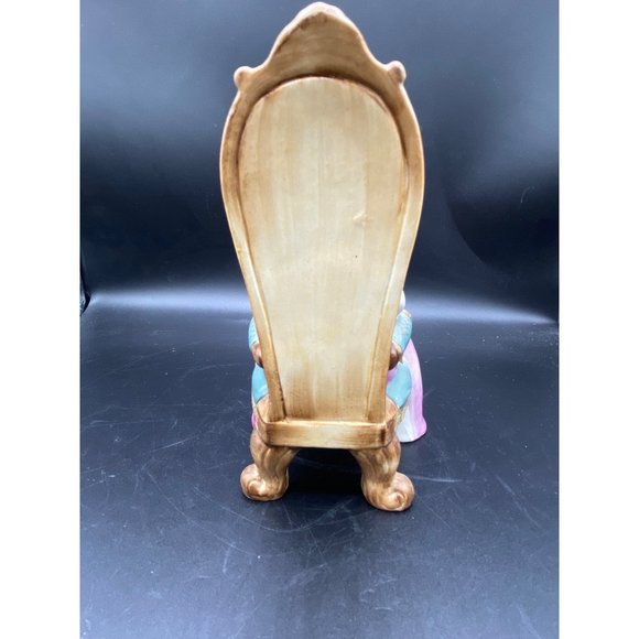 Vintage Ardalt Lenwile China Bisque Porcelain Baby boy w/ Bear 4.5" - Picture 10 of 14